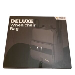 iMedic Deluxe Wheelchair Bag‎ - Handy Size, 4 Zippers, Adjustable Straps NIB